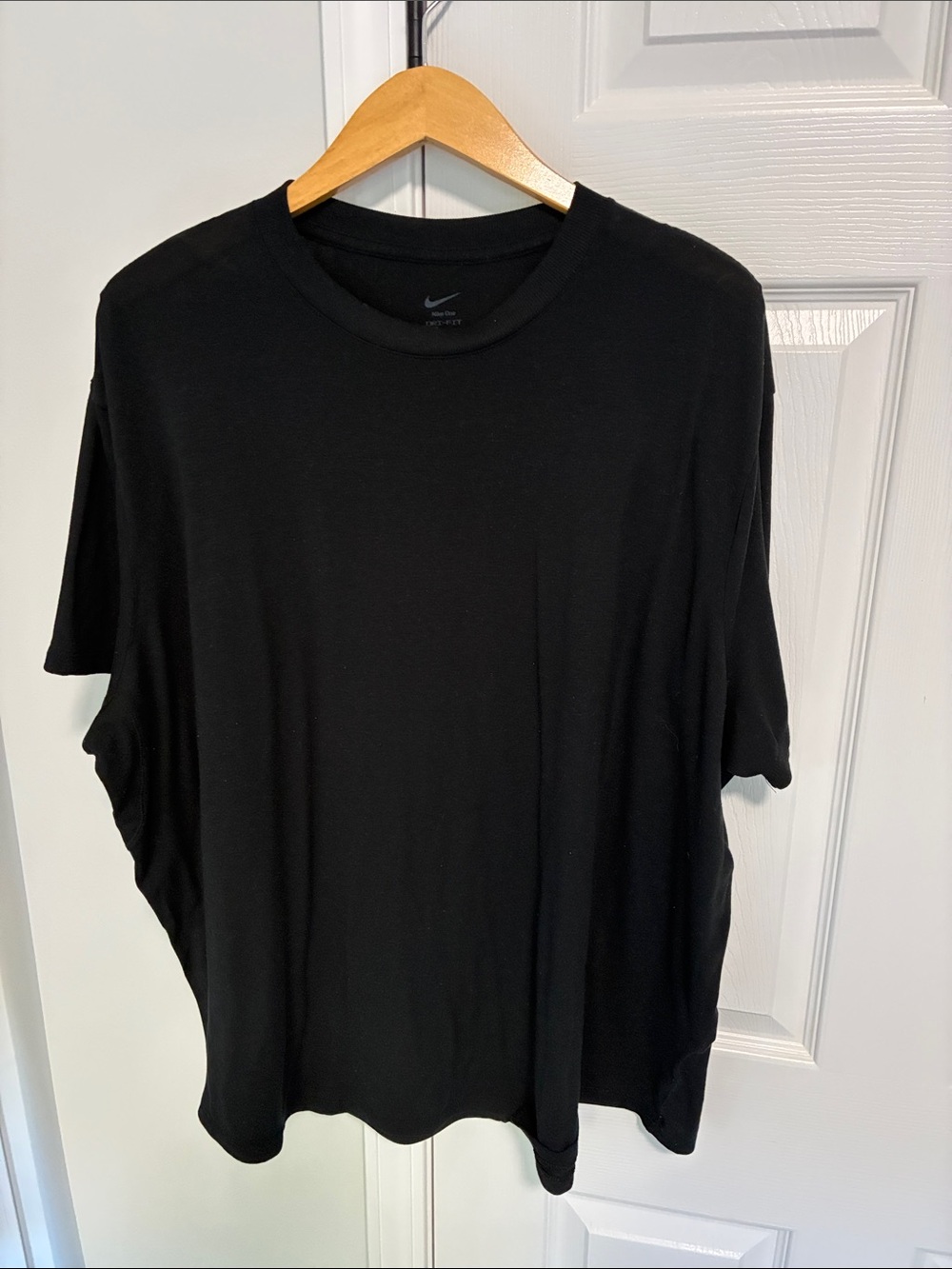Nike Black Short-Sleeve Crew T-Shirt